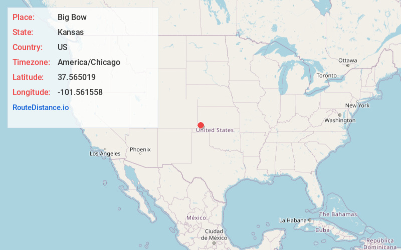 Map of Big Bow