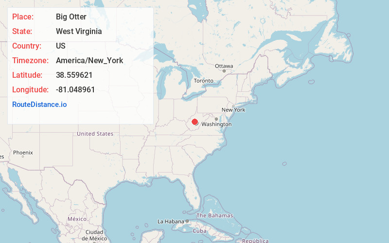 Map of Big Otter