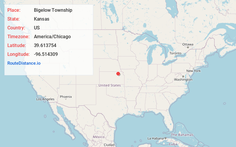 Map of Bigelow Township