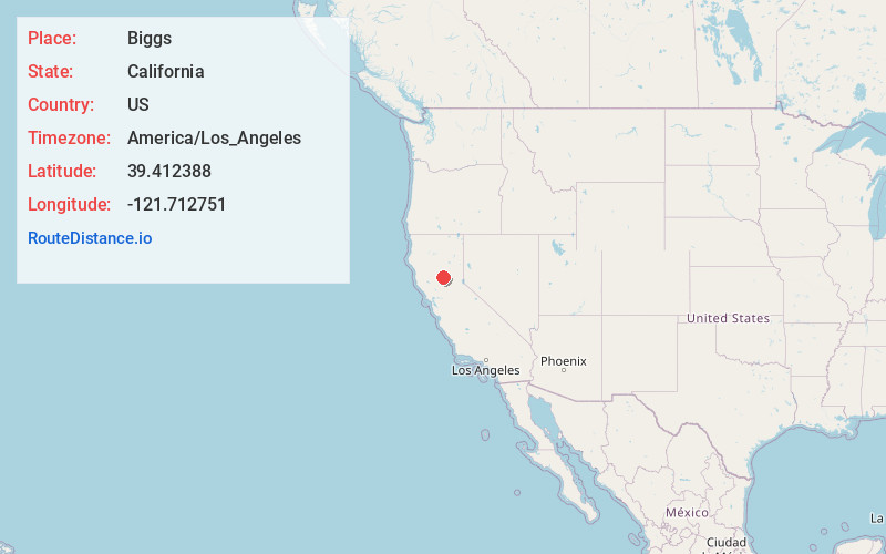 Map of Biggs