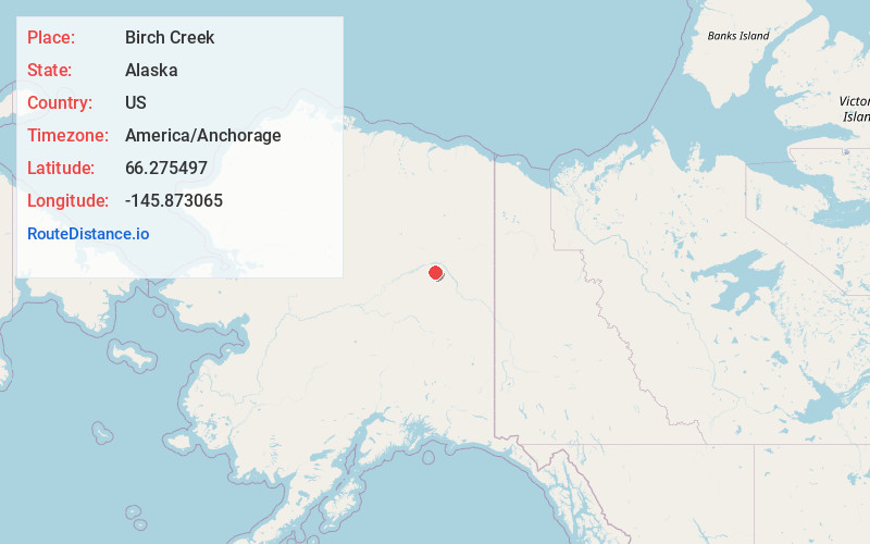 Map of Birch Creek