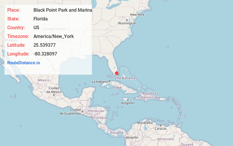 Map of Black Point Park and Marina