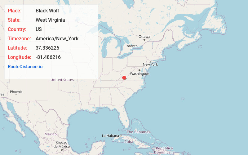 Map of Black Wolf