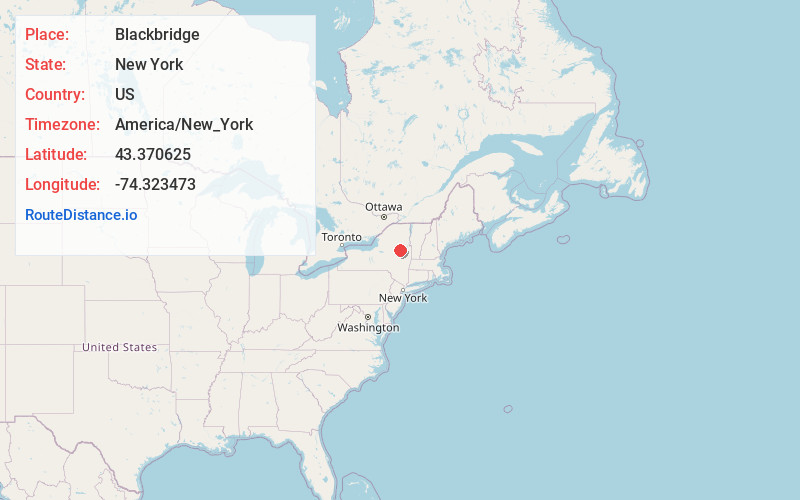 Map of Blackbridge