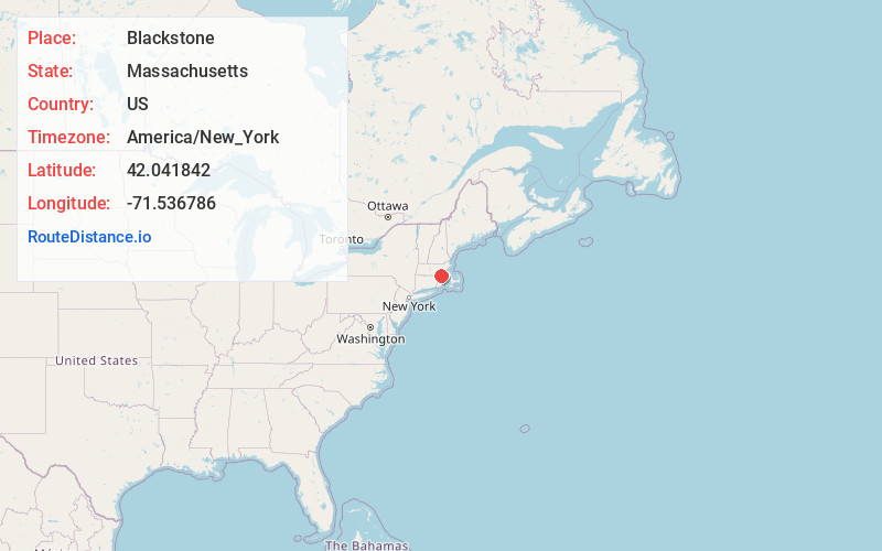 Map of Blackstone