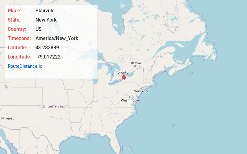 Map of Blairville