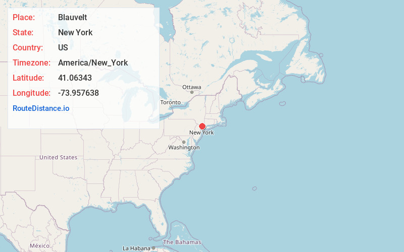Map of Blauvelt