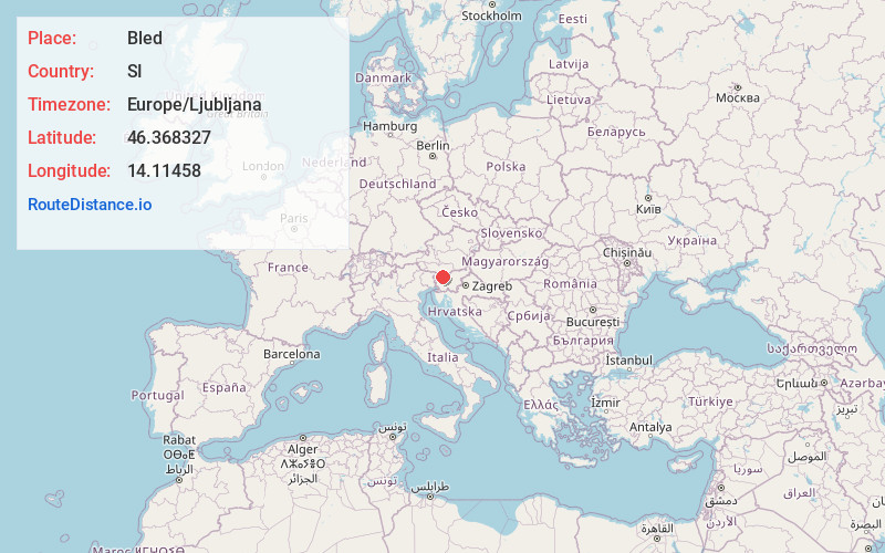 Map of Bled