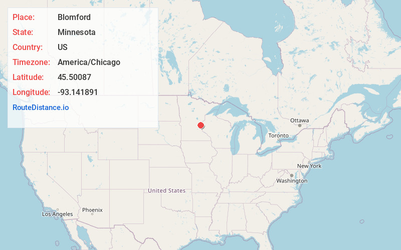 Map of Blomford