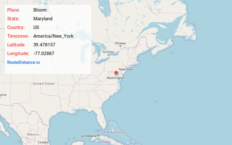 Map of Bloom