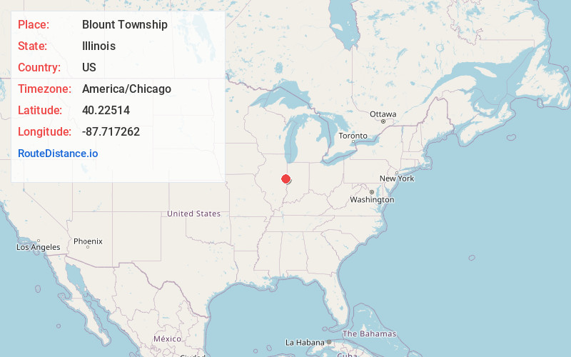 Map of Blount Township