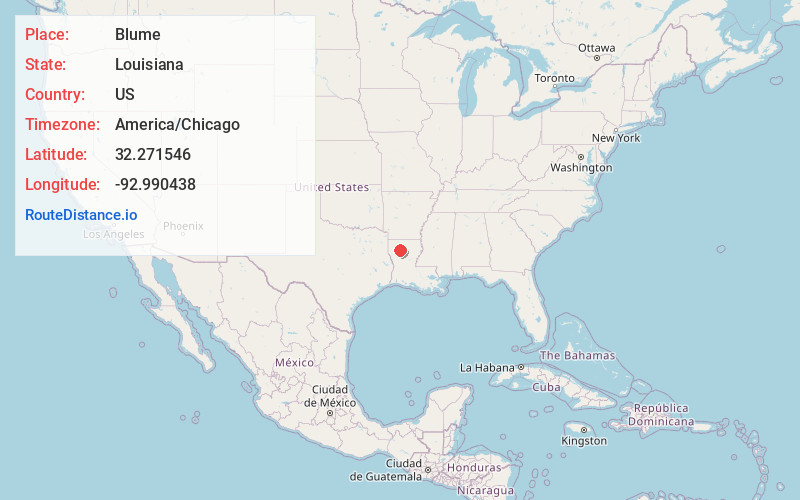 Map of Blume