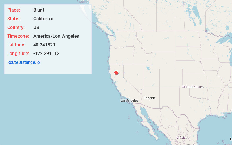 Map of Blunt