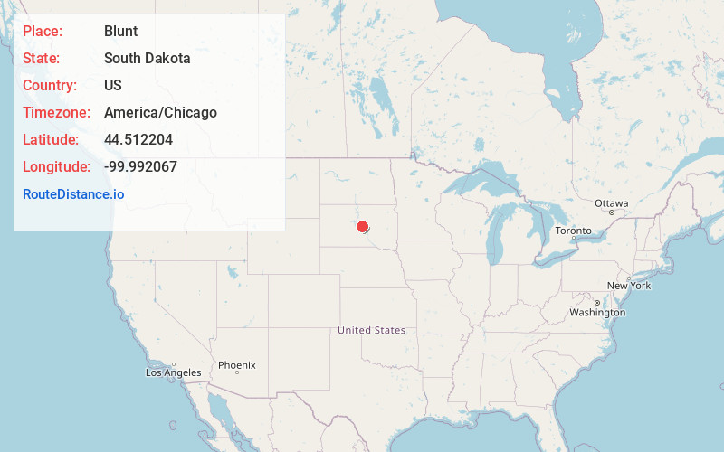Map of Blunt