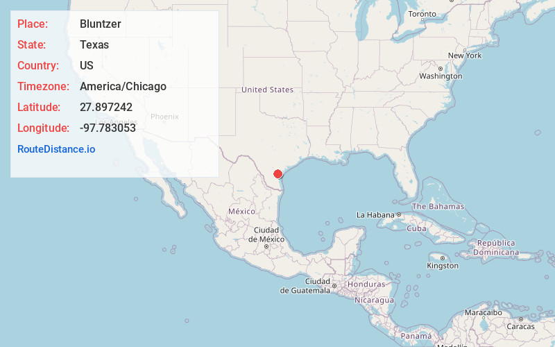 Map of Bluntzer