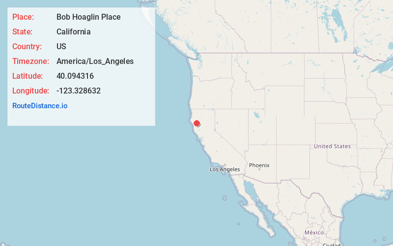 Map of Bob Hoaglin Place