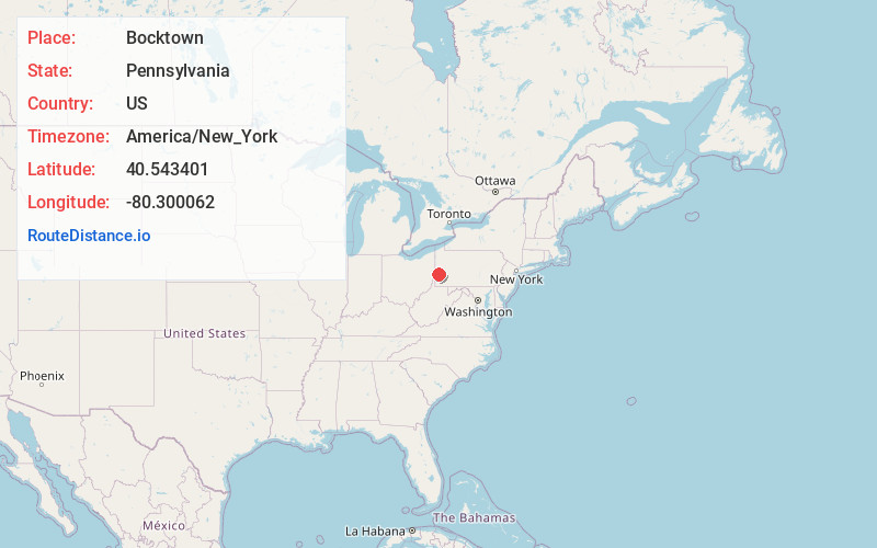 Map of Bocktown