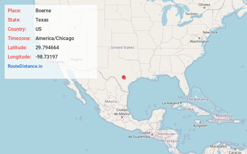 Map of Boerne
