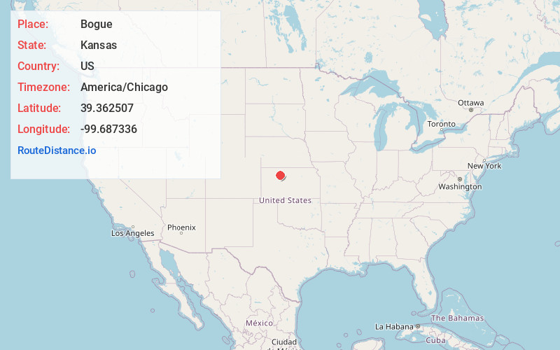 Map of Bogue