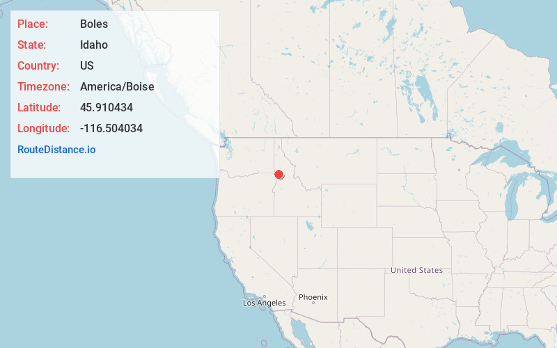 Map of Boles