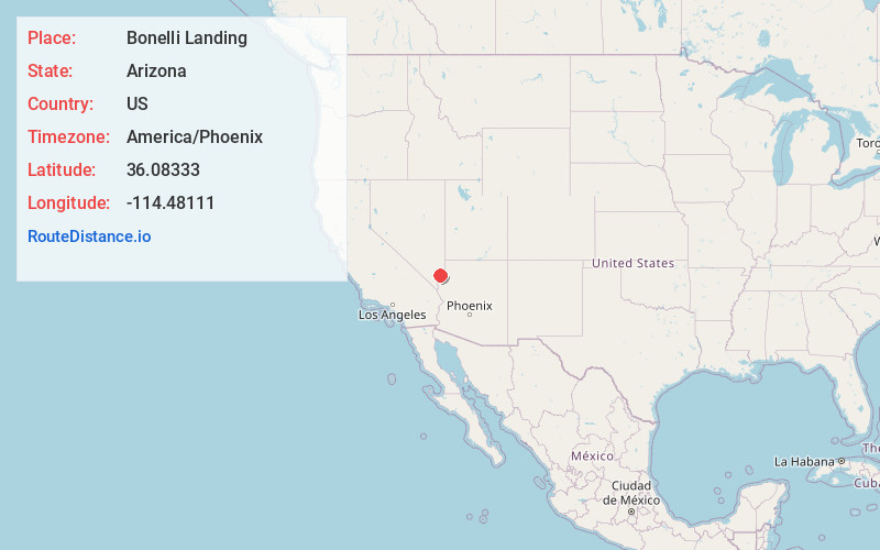 Map of Bonelli Landing