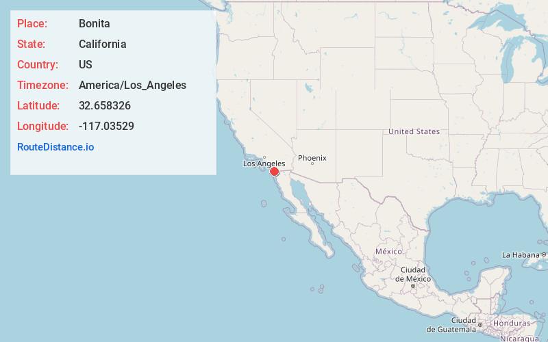 Map of Bonita