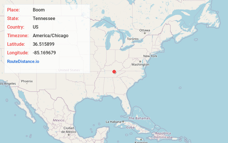Map of Boom
