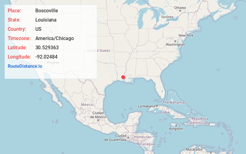 Map of Boscoville