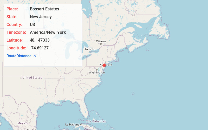 Map of Bossert Estates