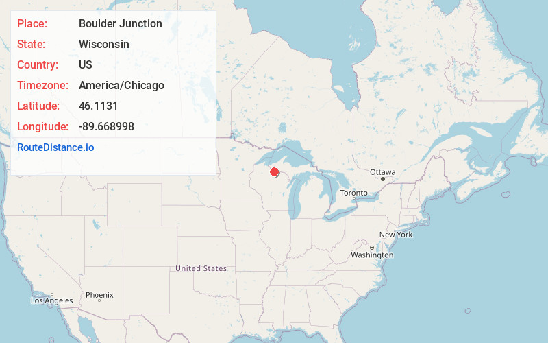 Map of Boulder Junction
