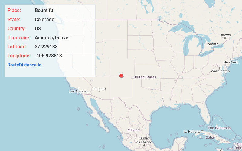 Map of Bountiful