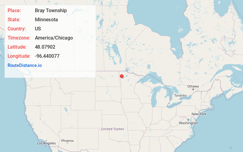 Map of Bray Township