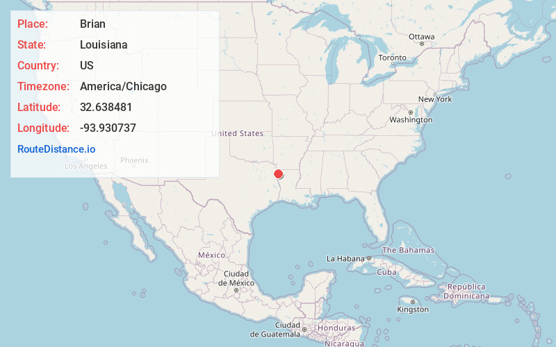 Map of Brian