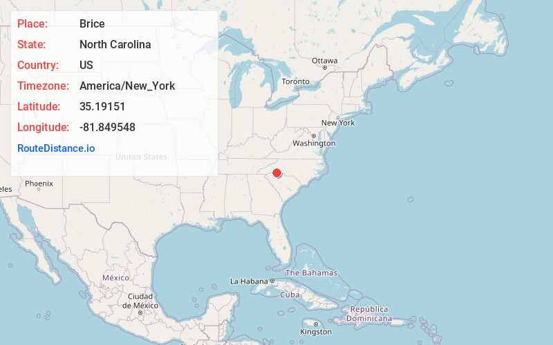 Map of Brice