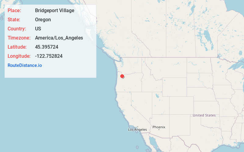 Map of Bridgeport Village
