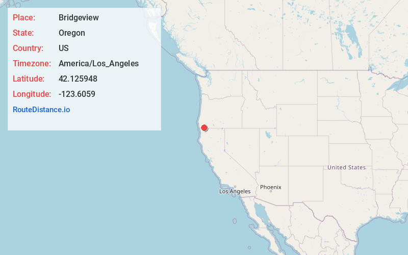 Map of Bridgeview