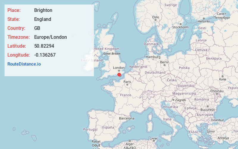 Map of Brighton
