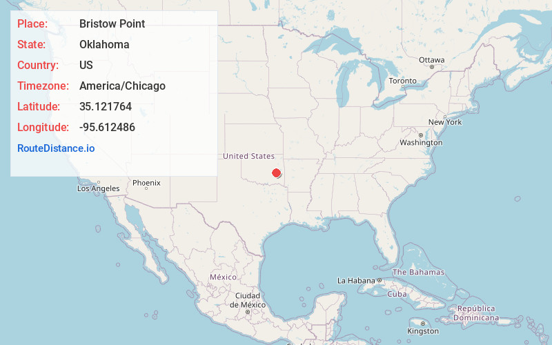 Map of Bristow Point