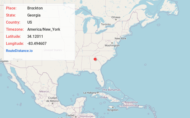 Map of Brockton