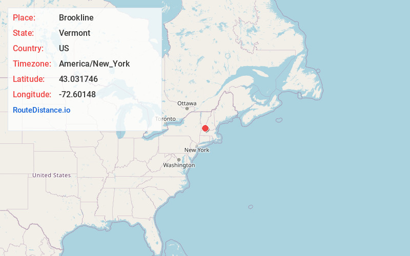 Map of Brookline