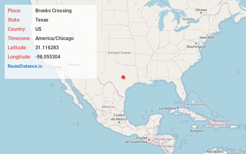 Map of Brooks Crossing