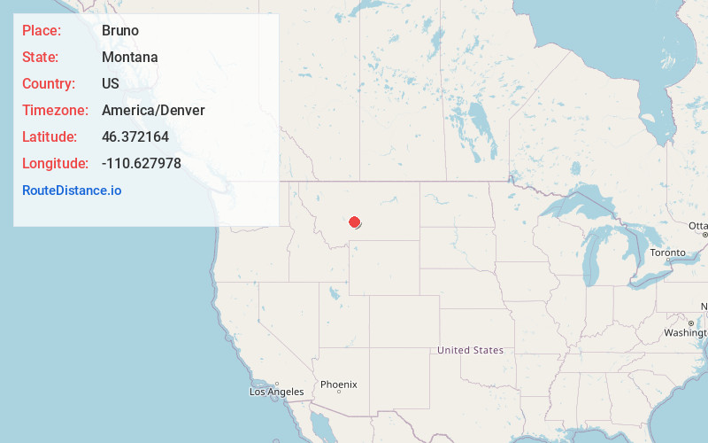 Map of Bruno