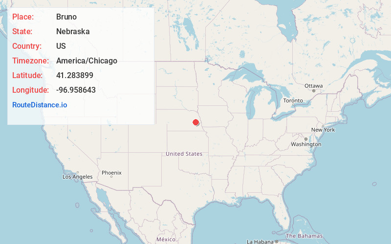 Map of Bruno