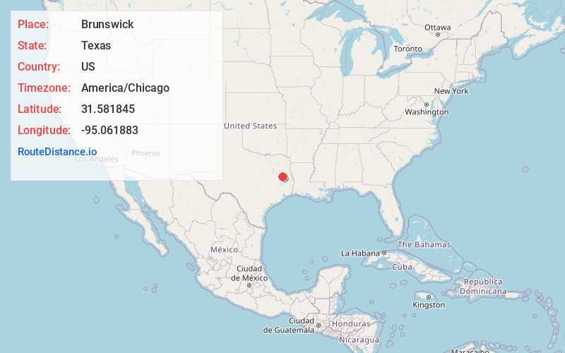 Map of Brunswick