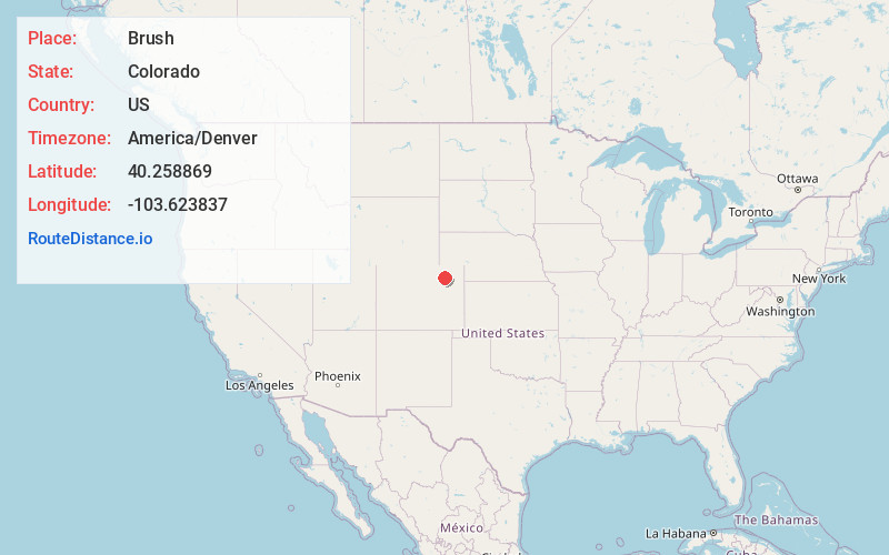 Map of Brush