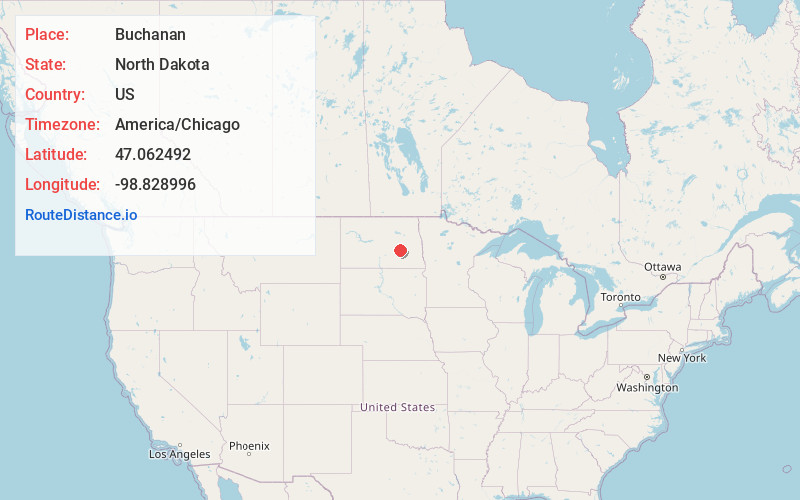 Map of Buchanan