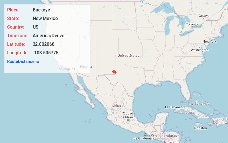 Map of Buckeye
