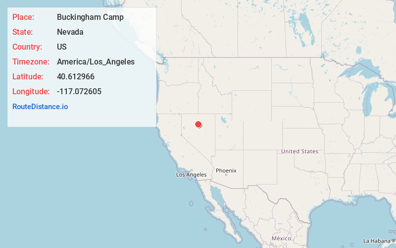 Map of Buckingham Camp