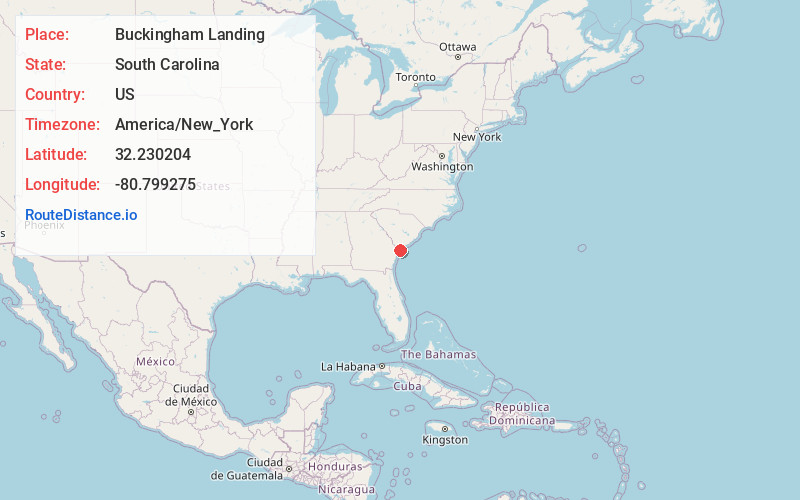 Map of Buckingham Landing