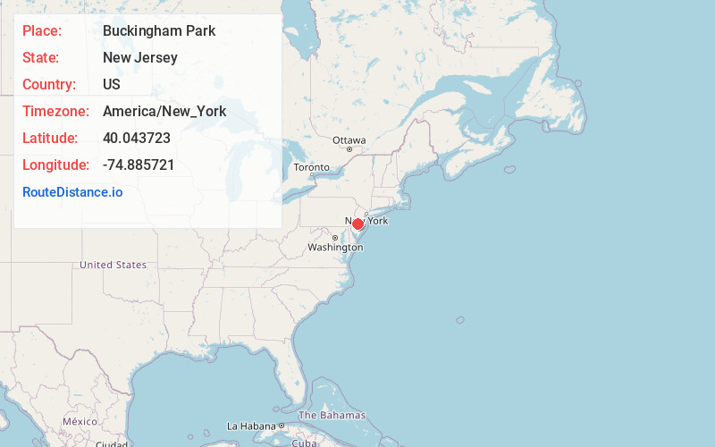 Map of Buckingham Park